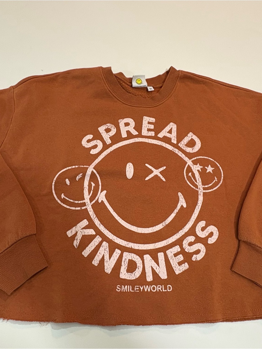 Women’s Smileyworld SPREAD KINDNESS sweatshirt | Size Medium